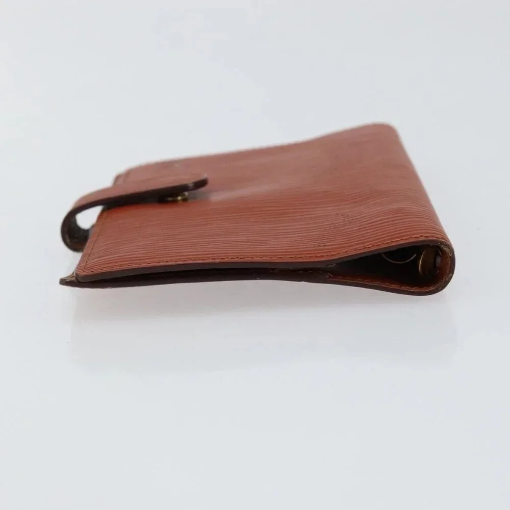 LOUIS VUITTON Epi Agenda PM Day Planner Cover Brown